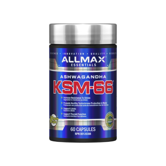 Allmax Nutrition KSM-66 Ashwagandha 60 Capsules